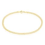 Bracelet Iris Or Jaune Maille Gourmette - Bracelets cha&icirc;ne Femme | Histoire d&rsquo;Or