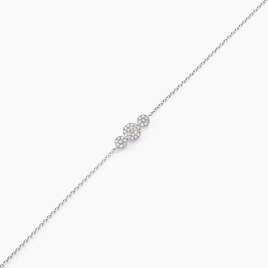 Bracelet Automne Or Blanc Diamant - Bracelets Femme | Histoire d’Or