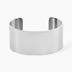 Bracelet Jonc Aissa Acier Blanc - Bracelets joncs Femme | Histoire d&rsquo;Or