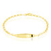 Bracelet Identité Marcel Maille Jaseron Or Jaune - Bracelets Communion Enfant | Histoire d’Or