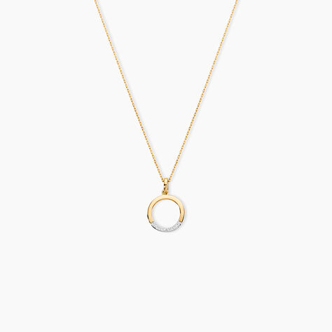Collier Or Jaune Vahina Diamants - Colliers Femme | Histoire d&rsquo;Or