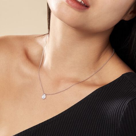 Collier Argent Tricoria Oxydes De Zirconium - Colliers fantaisie Femme | Histoire d’Or