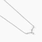 Collier Vega Argent Blanc Oxyde De Zirconium - Colliers Zodiaque Femme | Histoire d&rsquo;Or