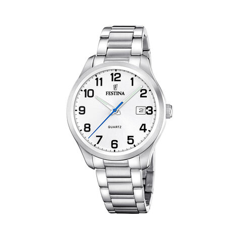 Montre Festina Classics 42 Blanc - Nouveautés Homme | Histoire d’Or