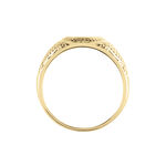 Chevali&egrave;re Plaqu&eacute; Or Jaune Azarel Email Noir - Chevali&egrave;res Homme | Histoire d&rsquo;Or