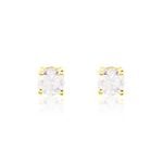 Boucles D'oreilles Puces Or Jaune Victoria Diamants - Clous d'oreilles Femme | Histoire d&rsquo;Or
