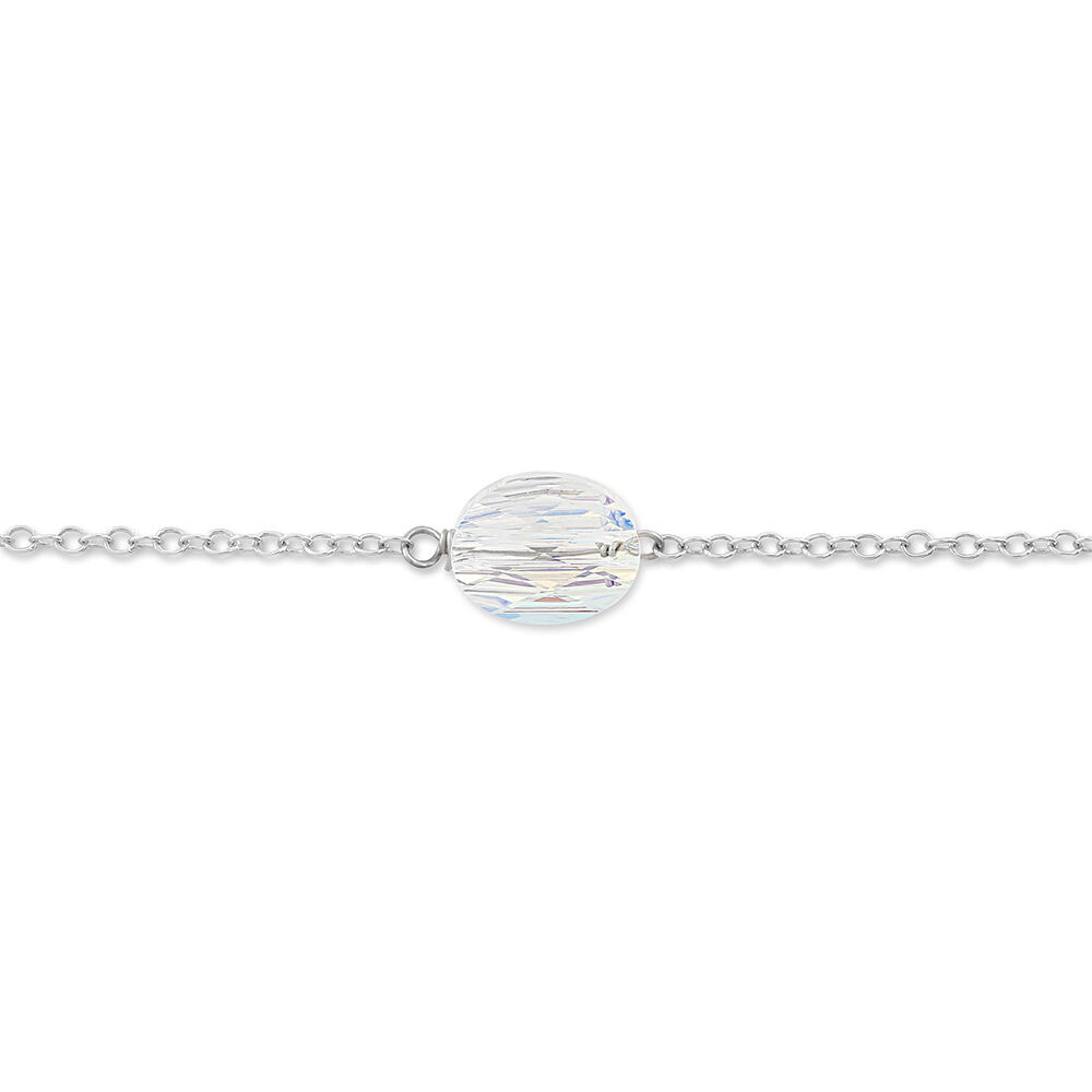Bracelet Sirene Argent Blanc Cristaux De Swarovski Bracelet Sirene Argent Blanc Cristaux De Swarovski