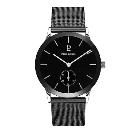 Montre Pierre Lannier Collection Elegance Style Noir - Montres Homme | Histoire d&rsquo;Or