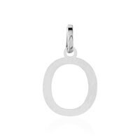 Pendentif Ionia Lettre Or Blanc