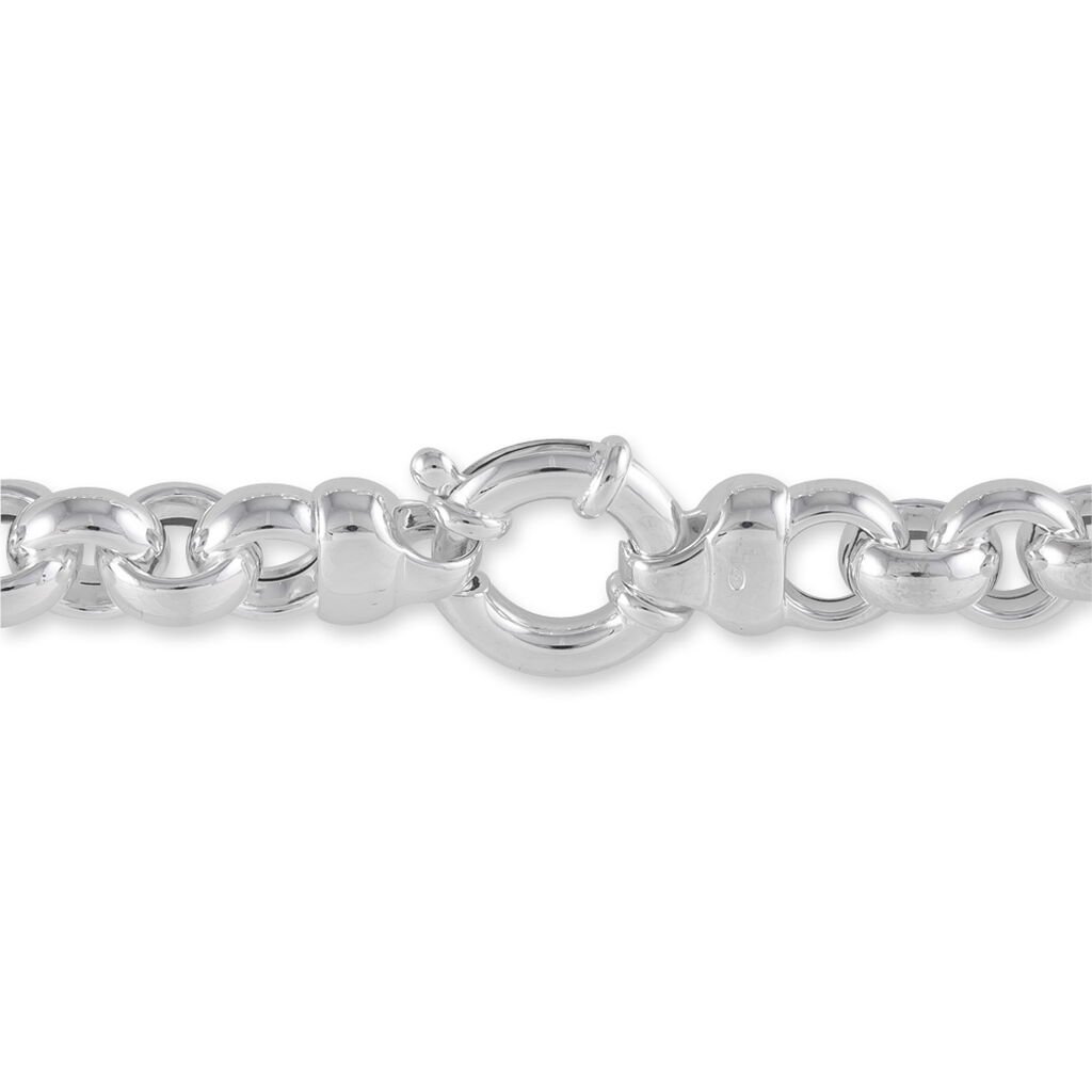 Bracelet Carola Maille Jaseron Argent Blanc - Bracelets chaîne Femme | Histoire d’Or