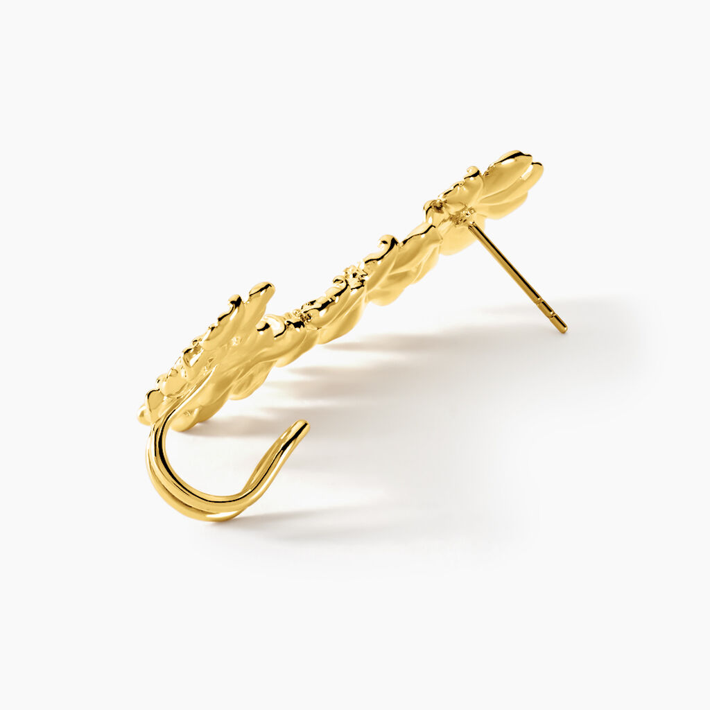 Bijou D'oreille Grimpant Unitaire Acier Inoxydable Jaune Dyonis - Piercings d'oreilles Femme | Histoire d&rsquo;Or