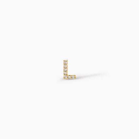 Boucle D'oreille Puce Unitaire Jodoca Or Jaune Oxyde De Zirconium - Piercings d'oreilles Femme | Histoire d&rsquo;Or