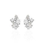 Boucles D'oreilles Pendantes Amissa Argent Blanc Oxyde De Zirconium - Boucles d'oreilles fantaisie Femme | Histoire d&rsquo;Or