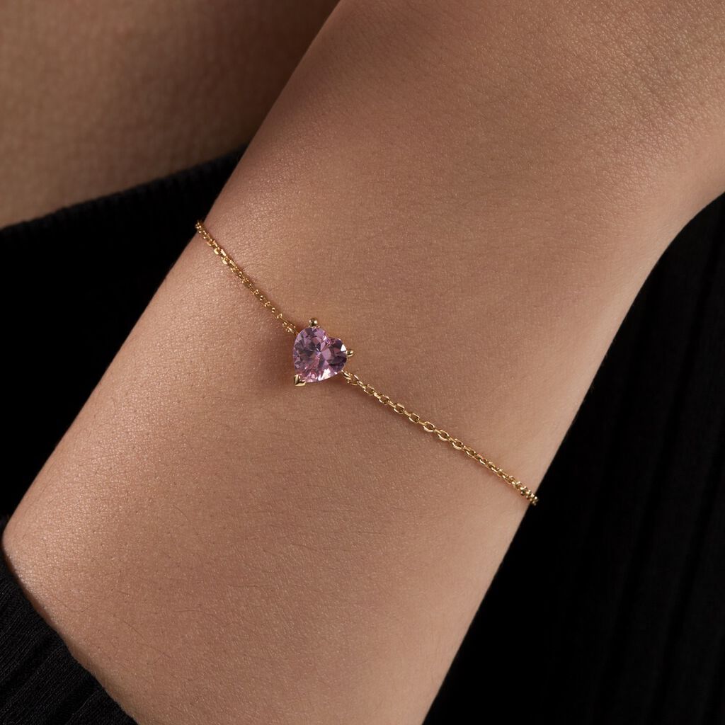 Bracelet Plaqué Or Carpantus Oxyde De Zirconium - Bracelets Femme | Histoire d’Or