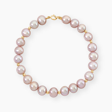 Bracelet Multicolore Or Jaune Perle De Culture - Bracelets Femme | Histoire d&rsquo;Or