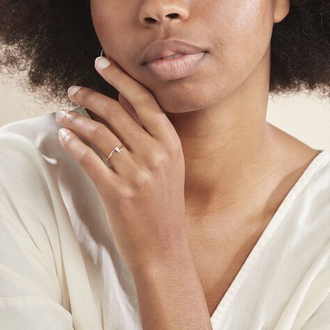Bague Nolah Or Jaune Diamant - Bagues solitaires Femme | Histoire d’Or