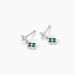 Boucles D'Oreilles Puces Germaine Argent Blanc Oxyde De Zirconium Spinelle - Boucles d'oreilles fantaisie Femme | Histoire d&rsquo;Or