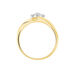 Bague Solitaire Lysia Or Jaune Diamant