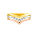 Bague Alix Or Tricolore Diamant - Bagues avec pierre Femme | Histoire d’Or