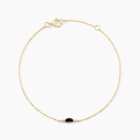 Bracelet Pr&eacute;cieuses Nuances Or Jaune Saphir Diamant - Bracelets Femme | Histoire d&rsquo;Or