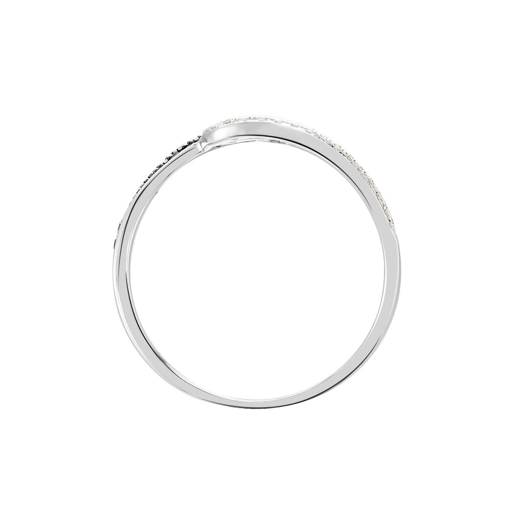 Bague Loriana Or Blanc Diamant - Bagues avec pierre Femme | Histoire d’Or