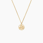 Collier Dahlila Argent Dor&eacute; A L'Or 750/1000 - Bijoux sans pierre Femme | Histoire d&rsquo;Or