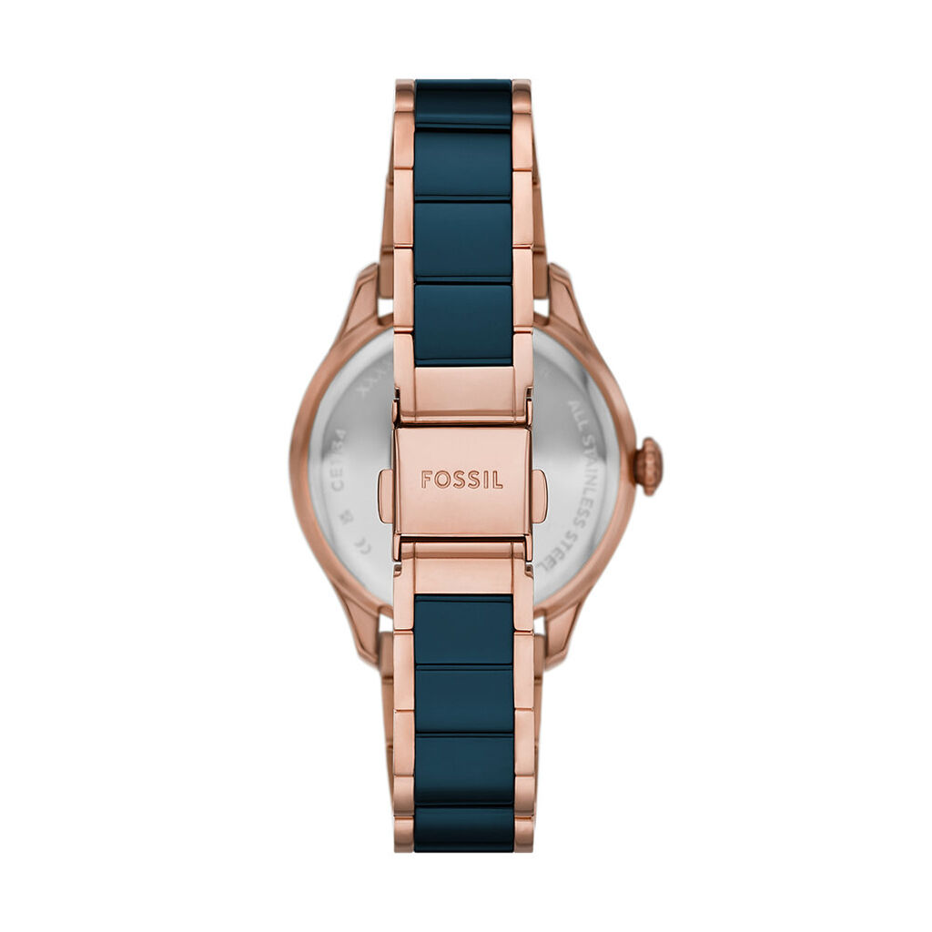 Montre Fossil Gilmore Bleu - Id&eacute;es cadeaux Femme | Histoire d&rsquo;Or