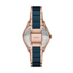 Montre Fossil Gilmore Bleu - Id&eacute;es cadeaux Femme | Histoire d&rsquo;Or