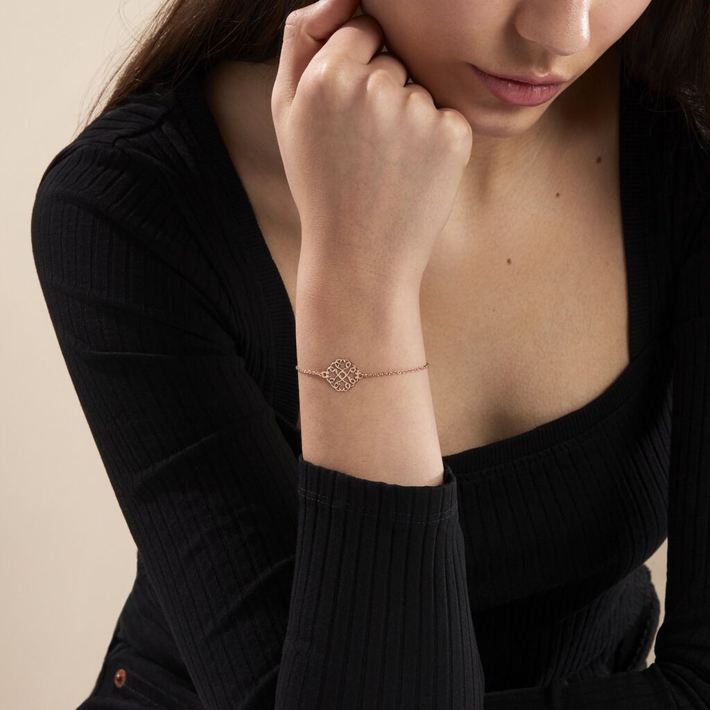 Bracelet Argent Rose Lev - Bracelets Femme | Histoire d’Or