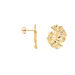 Boucles D'oreilles Puces Organic Plaqué Or Jaune - Clous d'oreilles Femme | Histoire d’Or