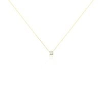 Collier Or Jaune Aphrodite Diamant Synthetique
