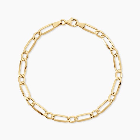 Bracelet Ophelio Argent Dor&eacute; A L'Or 750/1000 - Bijoux sans pierre Femme | Histoire d&rsquo;Or
