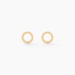 Boucles D'oreilles Puces Cesar Or Jaune - Clous d'oreilles Femme | Histoire d&rsquo;Or