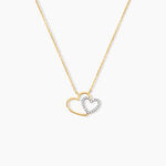 Collier Marineta Argent Dor&eacute; A L'Or 750/1000 Oxyde De Zirconium - Colliers  | Histoire d&rsquo;Or