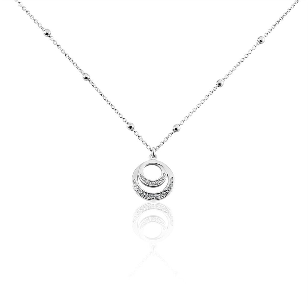 Collier Argent Vibien Glitter - Colliers fantaisie Femme | Histoire d&rsquo;Or