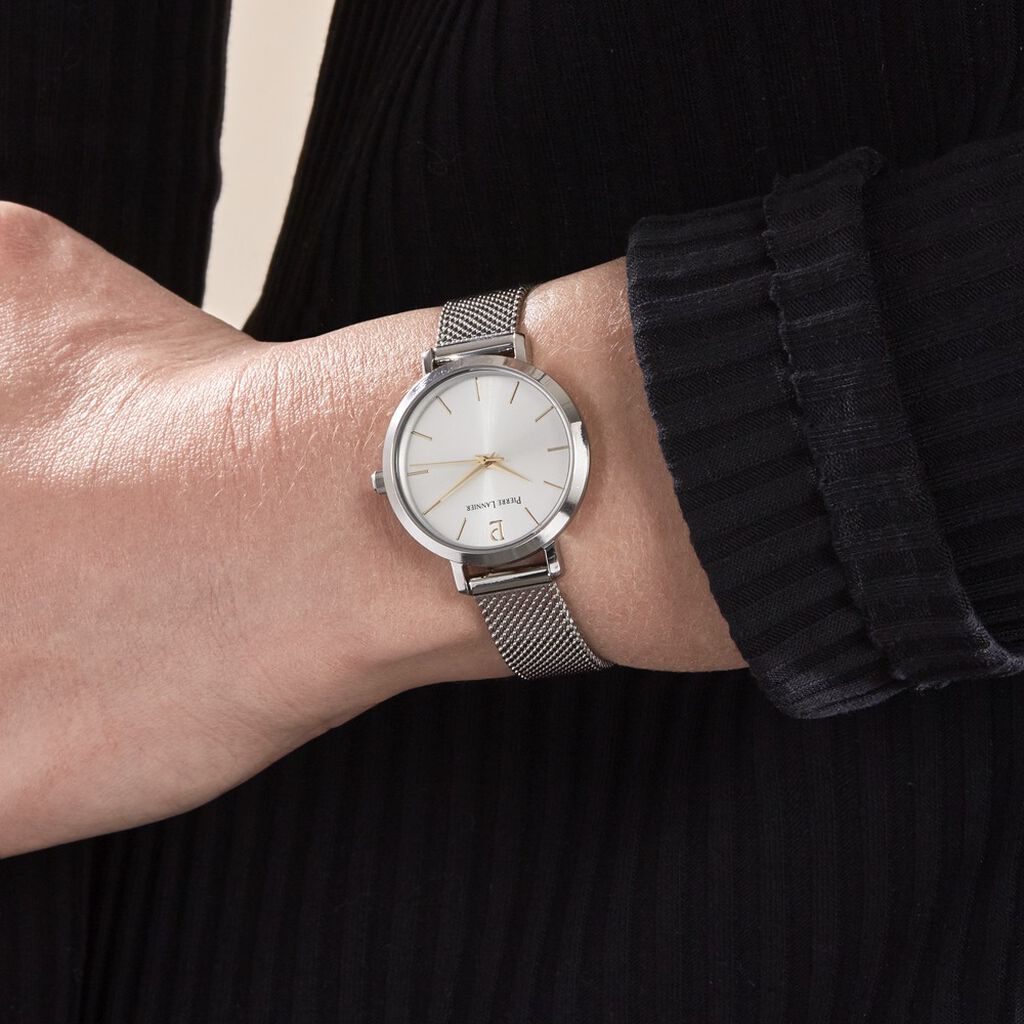 Montre Pierre Lannier Chouquette Argenté - Montres Femme | Histoire d’Or