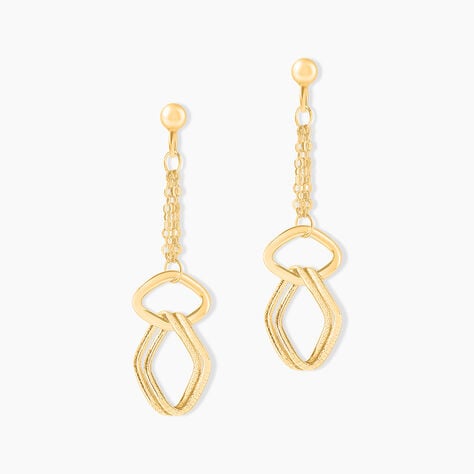 Boucles D'oreilles Pendantes Blinda Or Jaune - Boucles d'oreilles pendantes Femme | Histoire d&rsquo;Or