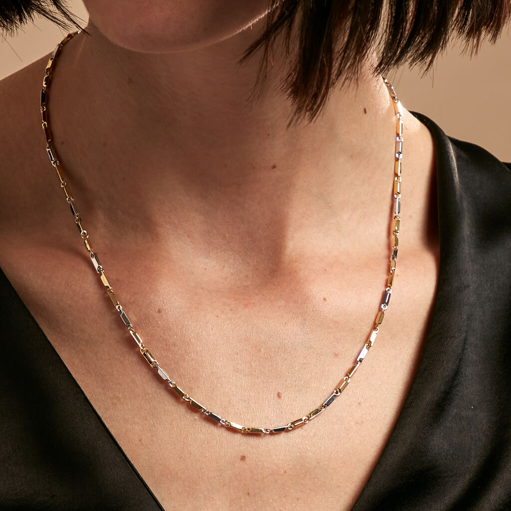 Collier Paqui Or Bicolore - Colliers Homme | Histoire d’Or