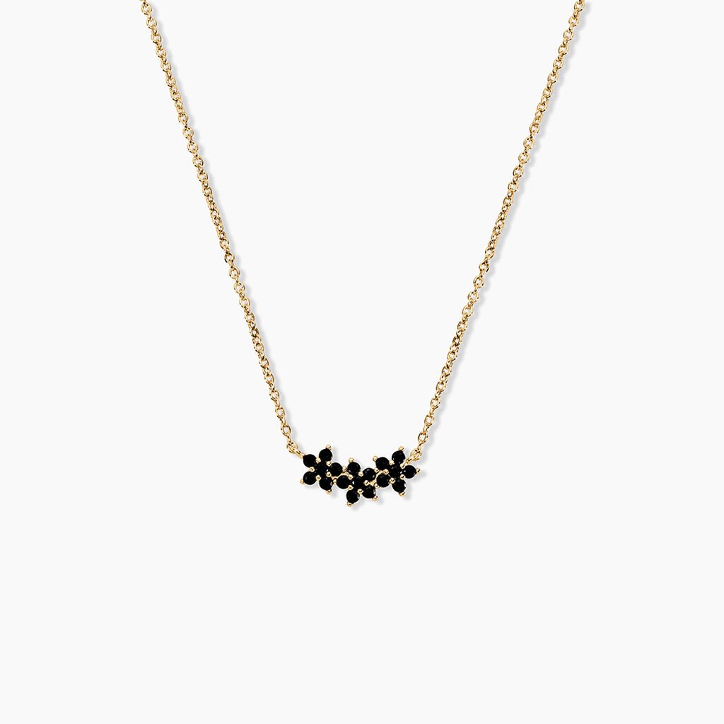 Collier Midnight Royalty Plaqu&eacute; Or Jaune Oxyde De Zirconium - Colliers Femme | Histoire d&rsquo;Or