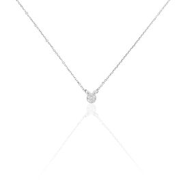 Collier Teani Or Blanc Diamant - Colliers Femme | Histoire d’Or