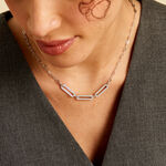 Collier Trait D'union Argent Blanc Oxyde De Zirconium - Colliers Femme | Histoire d&rsquo;Or