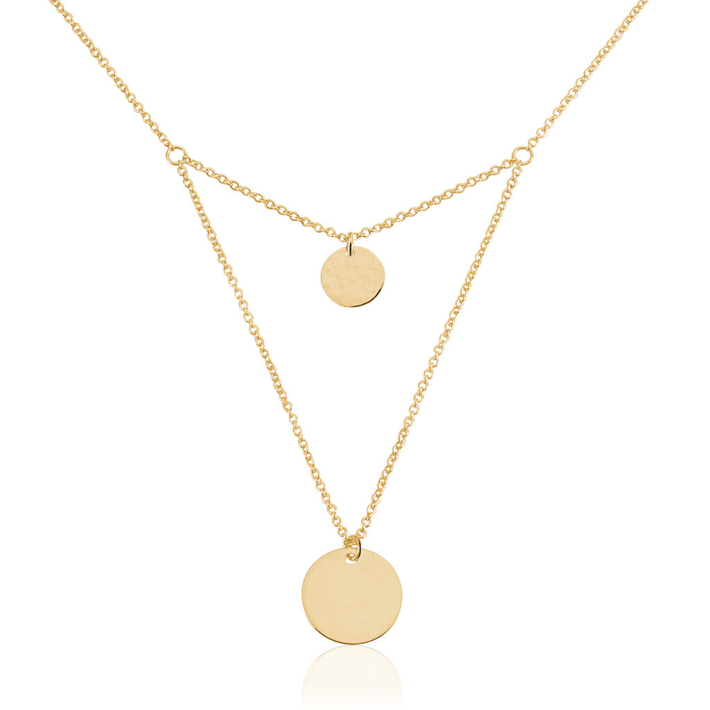 Collier Nuala Plaqu&eacute; Or Jaune - Colliers doubles et triples cha&icirc;nes Femme | Histoire d&rsquo;Or