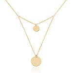 Collier Nuala Plaqu&eacute; Or Jaune - Colliers doubles et triples cha&icirc;nes Femme | Histoire d&rsquo;Or