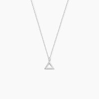 Collier Lorena Argent Blanc Oxyde De Zirconium
