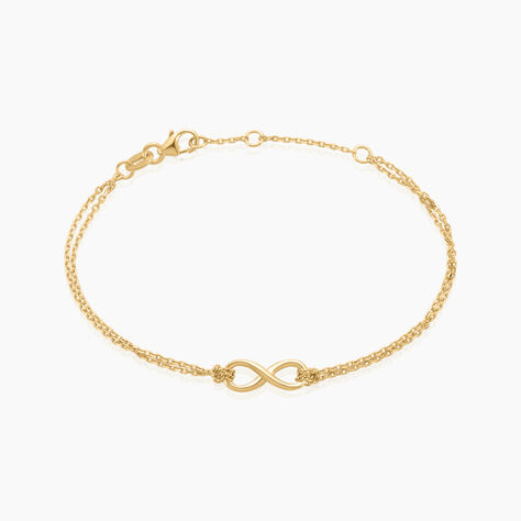 Bracelet Levanna Plaqué Or Jaune - Bijoux Infini Femme | Histoire d’Or