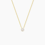 Collier Oliviane Argent Jaune Oxyde De Zirconium - Colliers fantaisie Femme | Histoire d&rsquo;Or