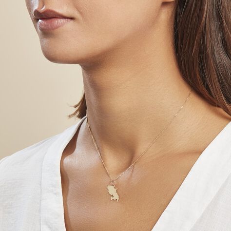 Pendentif Gaietana Martinique Or Jaune - Pendentifs Famille | Histoire d’Or