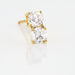 Boucles D'oreilles Puces 4 Griffes Or Jaune Diamant Synthetique - Clous d'oreilles Femme | Histoire d’Or