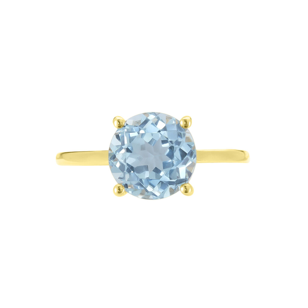 Bague Or Jaune Wilfreda Topaze - Bagues solitaires Femme | Histoire d’Or