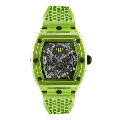 Montre Philipp Plein The $keleton Crystal Noir - Montres Homme | Histoire d’Or